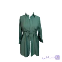مانتو زنانه نخی جلو بندی کد d408