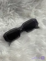 عینک آفتابی زنانه مردانه اسپرت مستطیل مدل Prada دسته الماسی