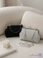 کیف مرواریدی مجلسی زنانه وارداتی