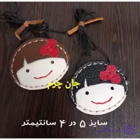 جادعایی کودکانه چرم طبیعی دست دوز جاحرزی فانتزی کیف گردنی جای دعا دخترانه