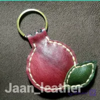 جاکلیدی چرم طبیعی انار چرم طبیعی جاکلیدی انار یلدا جاکلیدی شیک جاکلیدی فانتزی