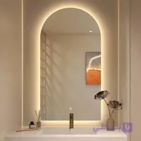 آینه بک لایت گنبدی برند Barzin