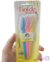 تیغ ابرو tinkle و صورت دسته دار ۳ عددی محافظ و درپوش دار کیفیت بالا درجه 1 اصل .