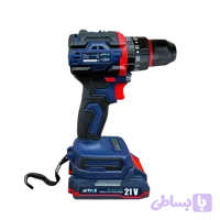دریل شارژی اکتیو دو باطری 21 ولت با موتور براشلس مدل AC-7821CH