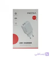 شارژر شرکتی میکیا ma01 تایپسی با گارانتی شش ماهه