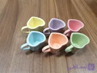 فنجان قهوه خوری رنگی