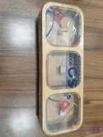 اردو خوری چوبی گرد پایه دار 3 خانه