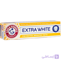خمیردندان سفیدکننده آرم اند همر اکسترا وایت Arm and Hammer Extra White وزن 125 گرم