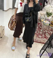 دامن زنانه ساتن بلند