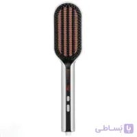 برس حرارتی و صاف‌کننده مو انزو مدل EN-4100 با صفحات سرامیک تورمالین و نمایشگر LED دیجیتال
