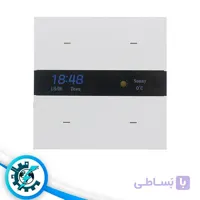 خرید و قیمت کلید 4 پل هوشمند پیانویی LCD لیبل دیجیتال