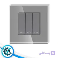 خرید و قیمت کلید 3 پل تویا مکانیکال شیشه (غیرلمسی)