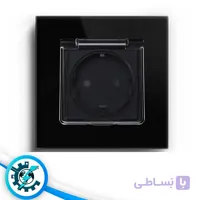 خرید و قیمت پریز درپوش دار شیشه تویا Simple - پیشران کنترل