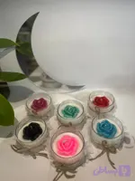 شمع شیشه ای کد ۱