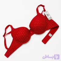 سوتین اسفنجی جکدار زنانه خالخالی