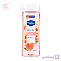 روغن بدن وازلین هلو حاوی ویتامین Vaseline Intensive Care Body Oil Peach Vitamin B3