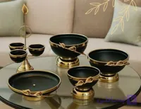ست پذیرایی ۵ تکه لیلیوم مشکی