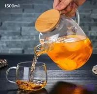 قوری تمام پیرکس درب بامبو