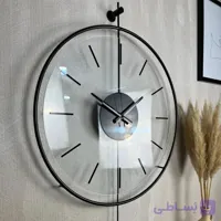 ساعت دیواری مدل امرالد شیشه ای