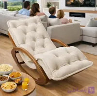 صندلی راک چوبی گهواره ای مدل ملیسا