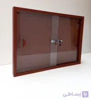 تابلواعلانات شیشه خور قاب ام دی اف چوبی سایز 150×100