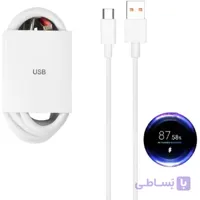 کابل شارژ شیائومی اورجینال 6 آمپر دارای ثانیه شمار پک دار