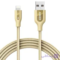 کابل شارژ ۱.۸ متری انکر مدل PowerLine+ A8122HB2 رنگ طلایی