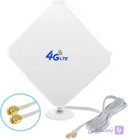 آنتن تقویتی رومیزی 35dB مودم 4G LTE | افزایش قدرت سیگنال با کانکتور SMA