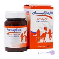 کپسول نرم مولتی‌ویتامین و مینرال فارماژلیتان کودکان و نوجوانان