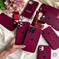 قاب سیلیکونی آیفون رنگ چری