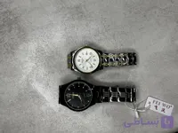 ساعت مردانه بند استیل صفحه گرد