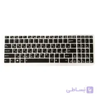 حافظ کیبورد با حروف فارسی مدل Crystal Guard مناسب برای لپ تاپ ایسوس کد B119