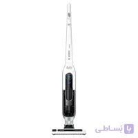 جارو شارژی عصایی بوش مدل BCH6ATH25 با باتری 25.2 ولت، 3 سطح قدرت، دکمه توربو و نشانگر LED تمیز کردن فیلتر، عملکرد تا 60 دقیقه و ظرفیت مخزن 0.9 لیتر