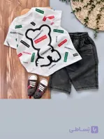 تیشرت میکی و شلوارک لی