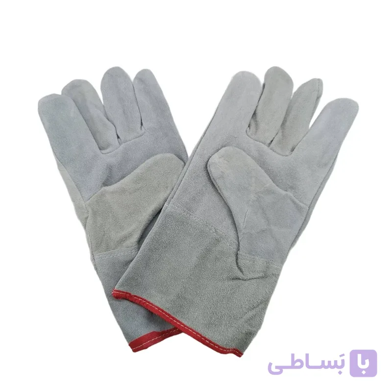 دستکش تمام چرم ساق کوتاه جوشکاری