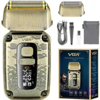 ماشین اصلاح وی جی آر مدل VGR V-337 ضد آب با تیغه استیل