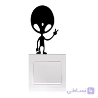 استیکر چوبی کلید پرسناژ بسته 4 عددی پریز مدل SW4