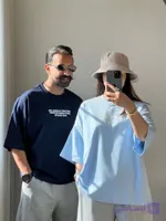 تیشرت باکسی زنانه مردانه سوپر پنبه alo