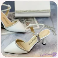 کفش مجلسی نگینی دو حالته