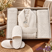 ست حوله تن‌پوش vento پنج تیکه با الیاف نخی نرم و فوق‌جاذب و طراحی شیک، اصل و اورجینال با گارانتی معتبر و ضمانت اصالت - موجودی بسیار محدود و ویژه