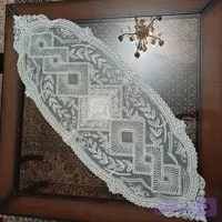 ست سه تکه رومیزی ترک مدل ترنج
