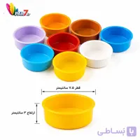 پیاله و کاسه رنگی