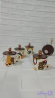 ماگ خرسی درب چوبی