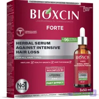 پک سه تایی سرم ضد ریزش مو بیوکسین مدل Forte حجم ۳ × ۵۰ میلی لیتر