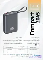 پاور بانک 45 وات تی سی اچ مدل SLIM2045 ظرفیت 20000