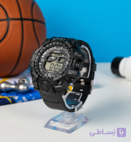 ساعت مردانه اسپرت با جعبه چوبی