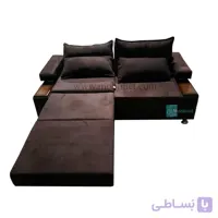 مبل تختخواب شو دو نفره دسته لاویز دوقلو