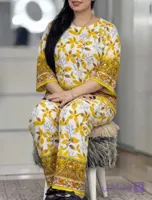 بلوز و شلوار نخی شیوان 7594