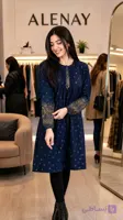 تونیک زنانه طرح اندونزی سایزبزرگ 7630