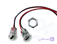 کانکتور مادگی Type-C شارژر دار شفاف( مهره و درپوش دار)
